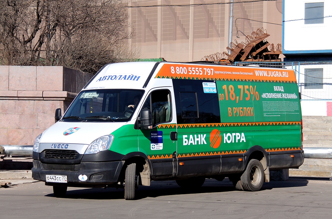 Москва, Нижегородец-2227UU (IVECO Daily) № О 443 СС 77