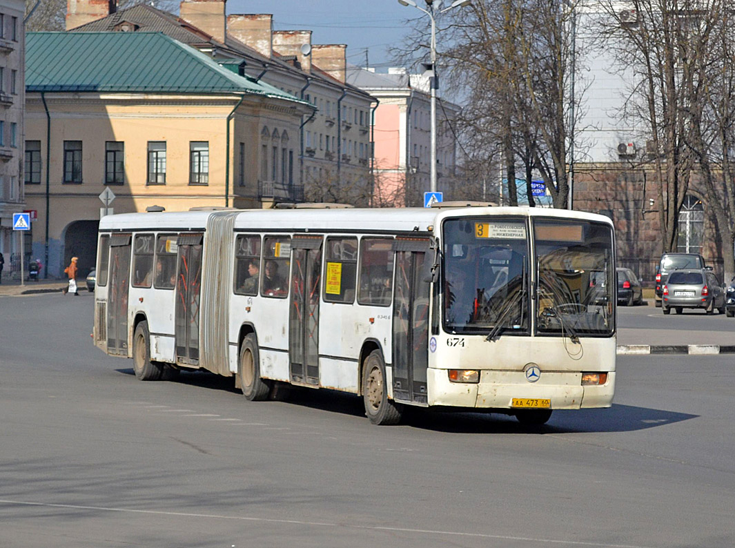 Псковская область, Mercedes-Benz O345G № 674