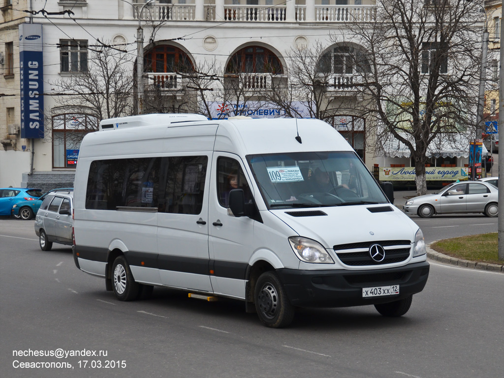 Севастополь, Луидор-223602 (MB Sprinter) № Х 403 ХХ 12