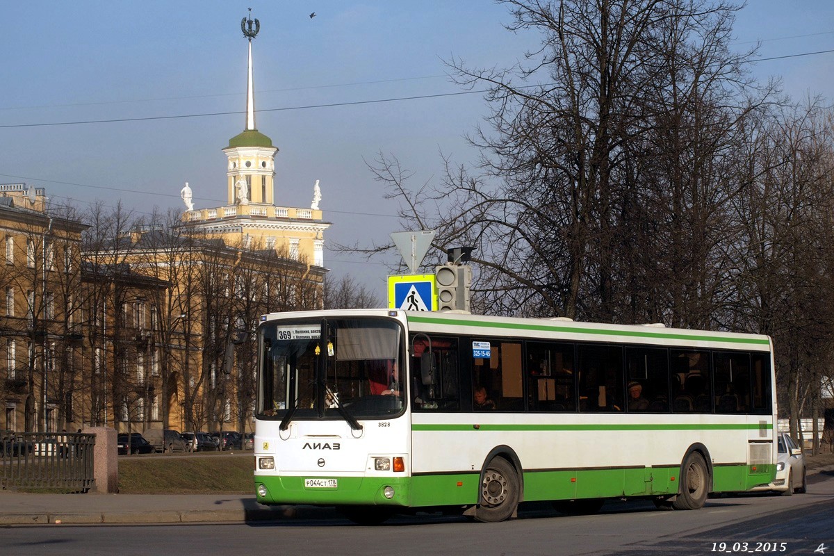 Санкт-Петербург, ЛиАЗ-5293.60 № 3828