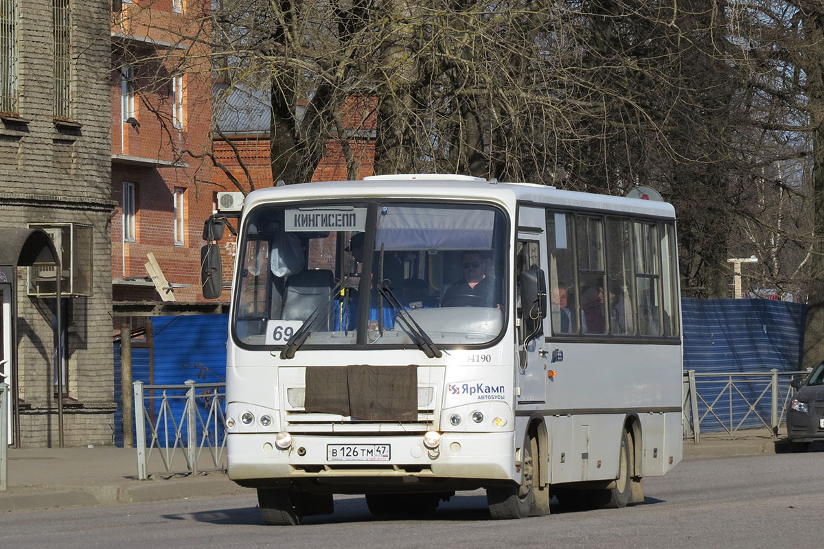 Ленинградская область, ПАЗ-320402-05 № 04190