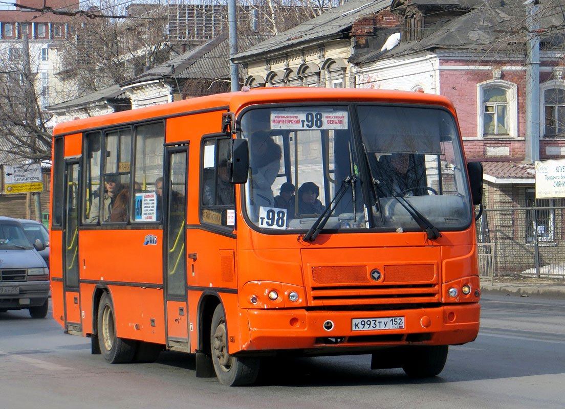 Нижегородская область, ПАЗ-320402-05 № К 993 ТУ 152