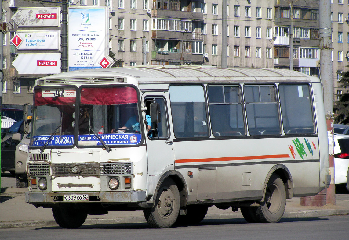 Нижегородская область, ПАЗ-32054 № О 309 ХО 52