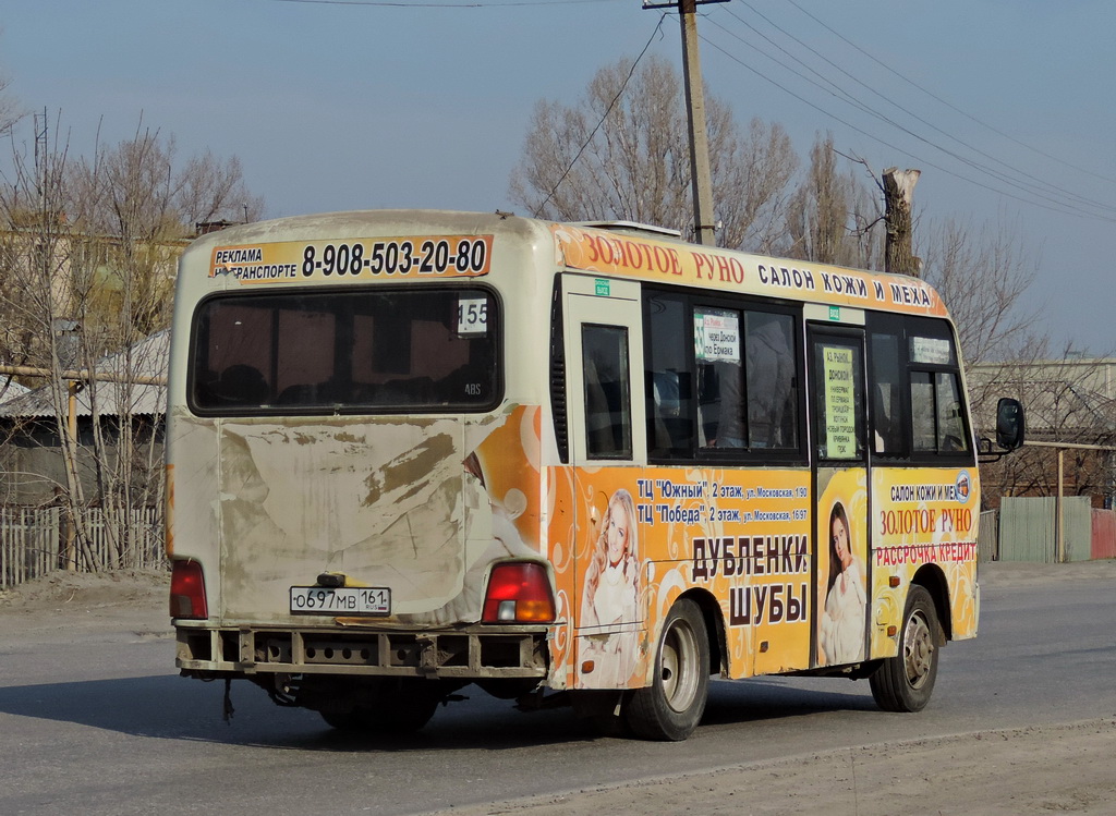 Ростовская область, Hyundai County SWB C08 (РЗГА) № О 697 МВ 161