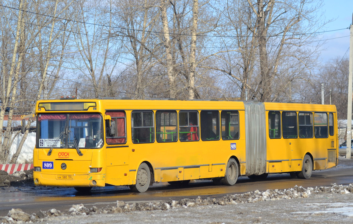 Омская область, ЛиАЗ-6212.00 № 809