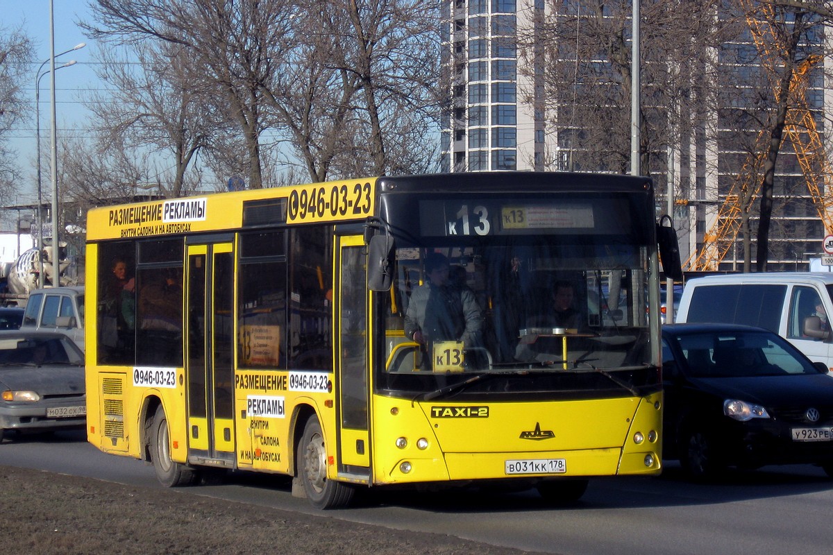 Sankt Petersburg, MAZ-206.067 Nr В 031 КК 178