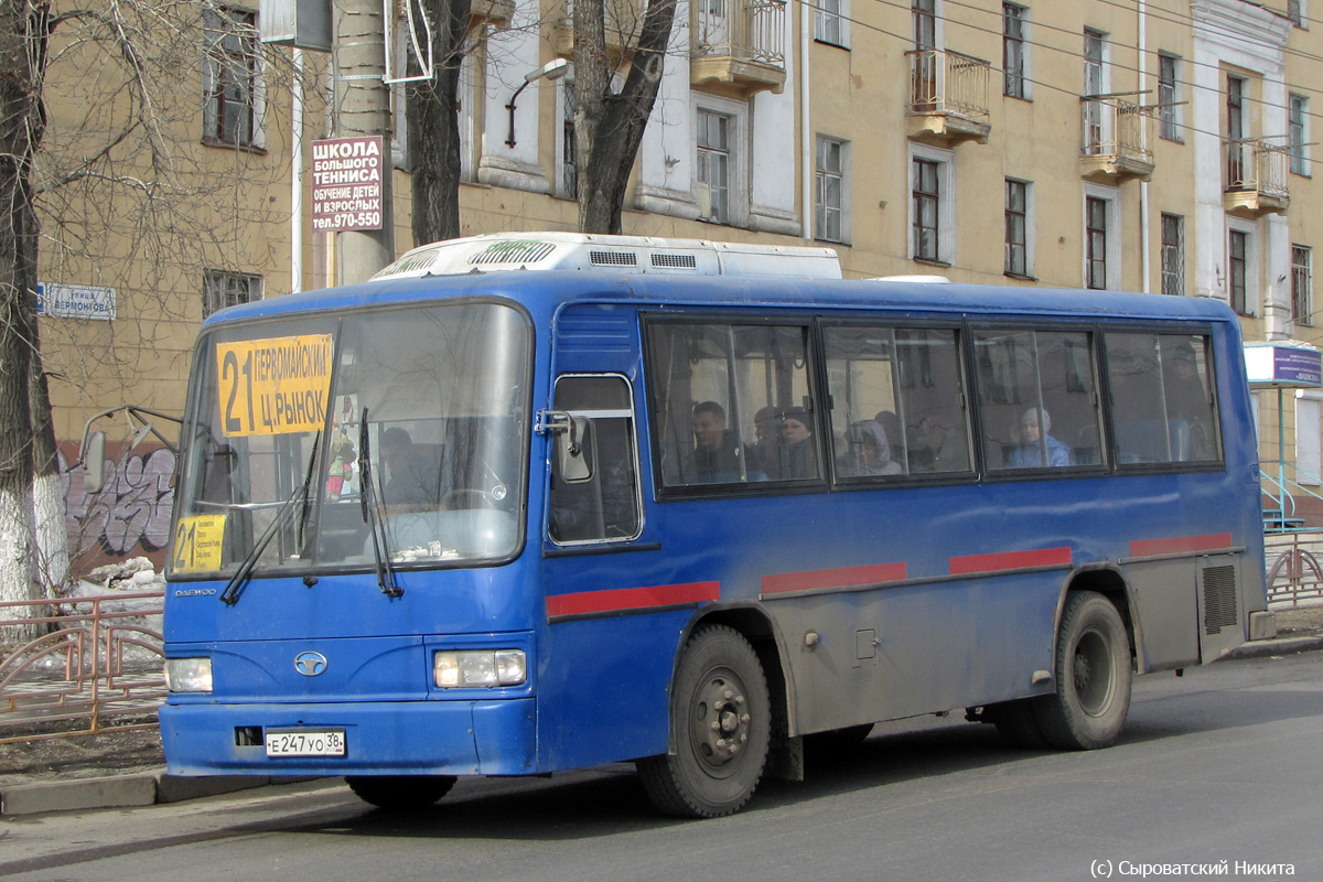 Иркутская область, Daewoo BM090 Royal Midi № Е 247 УО 38