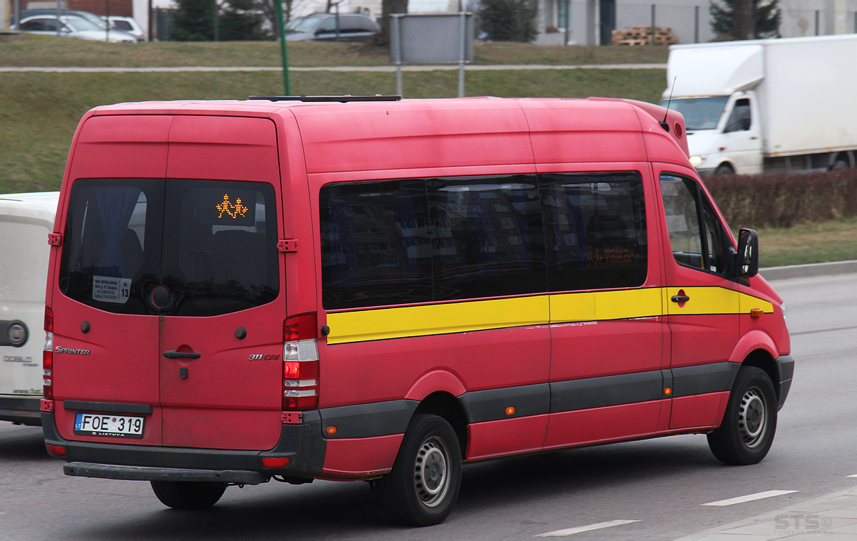 Литва, Mercedes-Benz Sprinter W906 311CDI № 13