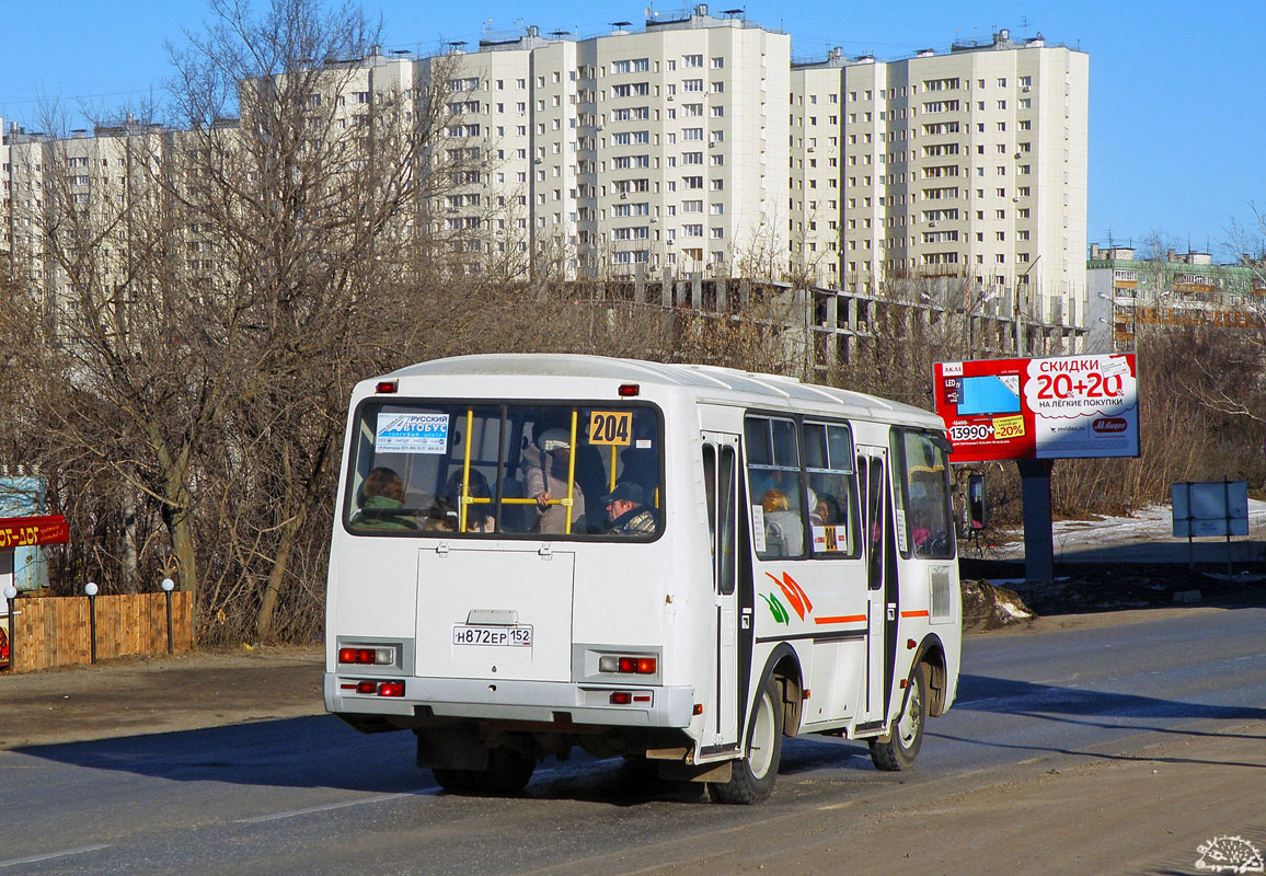 Ніжагародская вобласць, ПАЗ-32054 № Н 872 ЕР 152