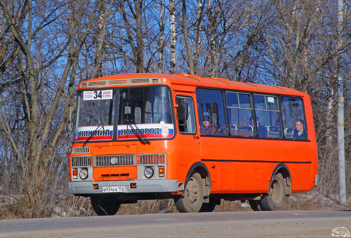 Нижегородская область, ПАЗ-32054 № В 934 ЕВ 152