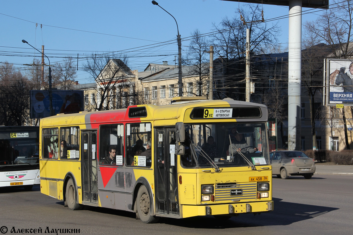 Воронежская область, Van Hool A120/50 № АК 458 36