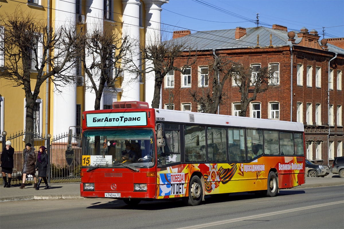 Vladimir region, Mercedes-Benz O405N2 № Х 740 МА 33