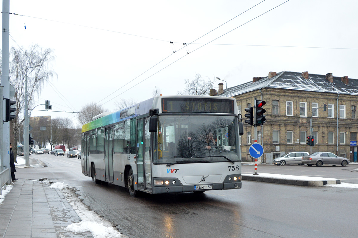 Литва, Volvo 7700 № 758