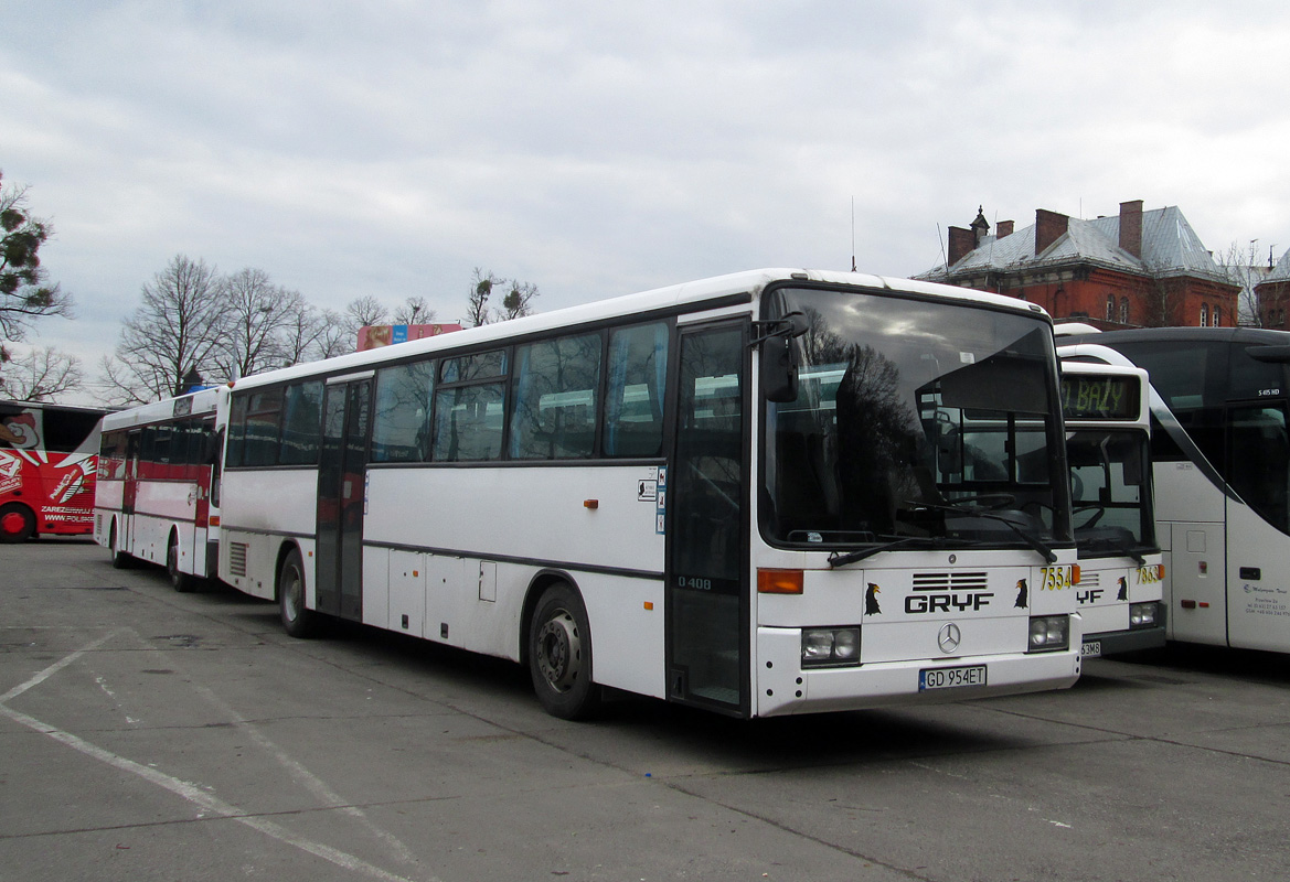 Польша, Mercedes-Benz O408 № 7554