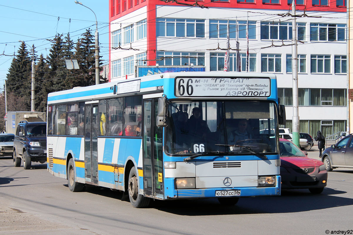 Пензенская область, Mercedes-Benz O405N № О 527 СС 58