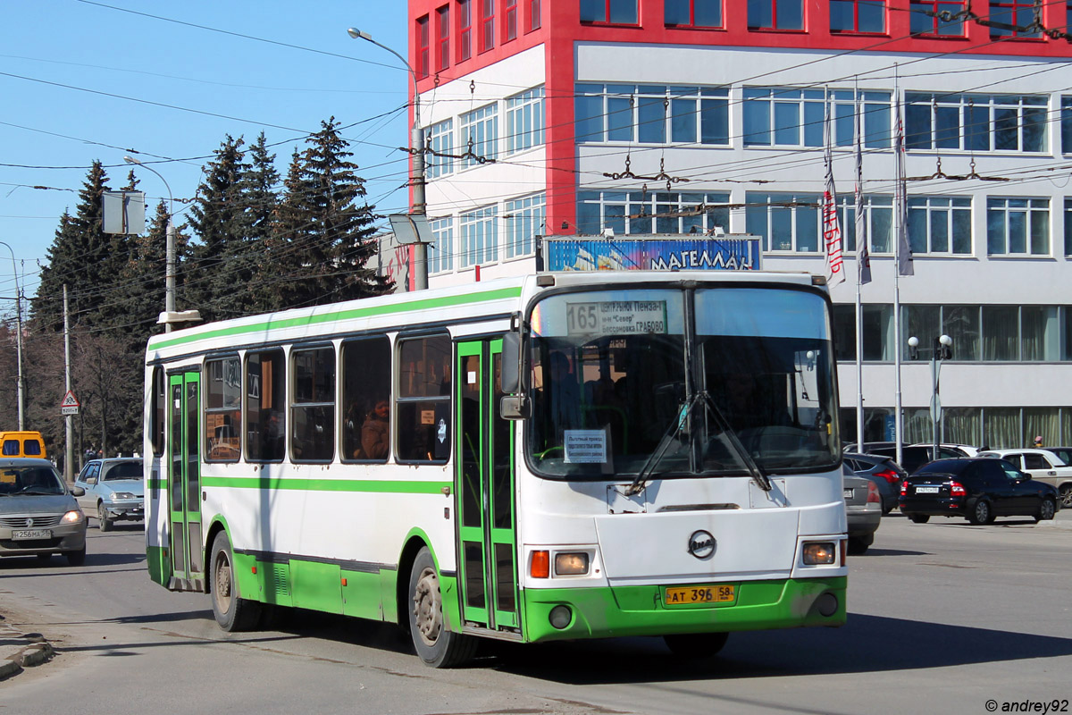 Пензенская область, ЛиАЗ-5256.45-01 № АТ 396 58