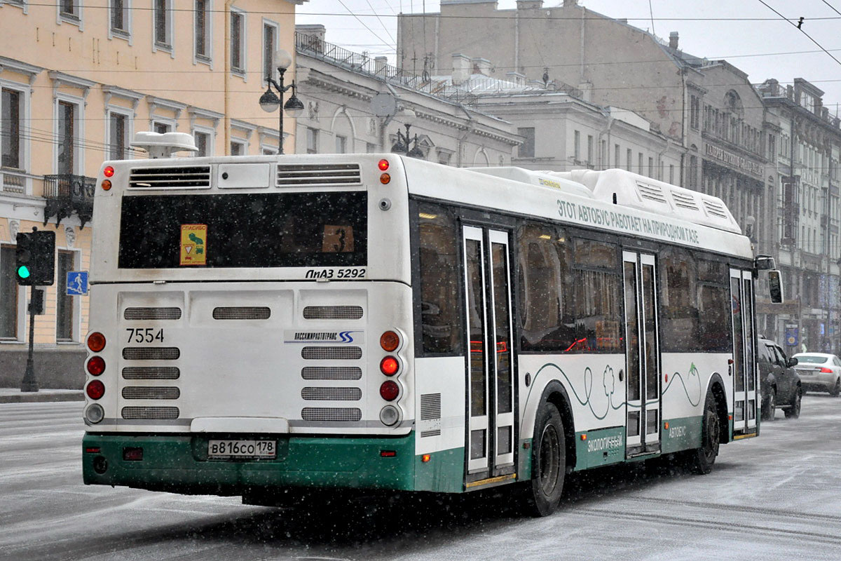 Санкт-Петербург, ЛиАЗ-5292.71 № 7554