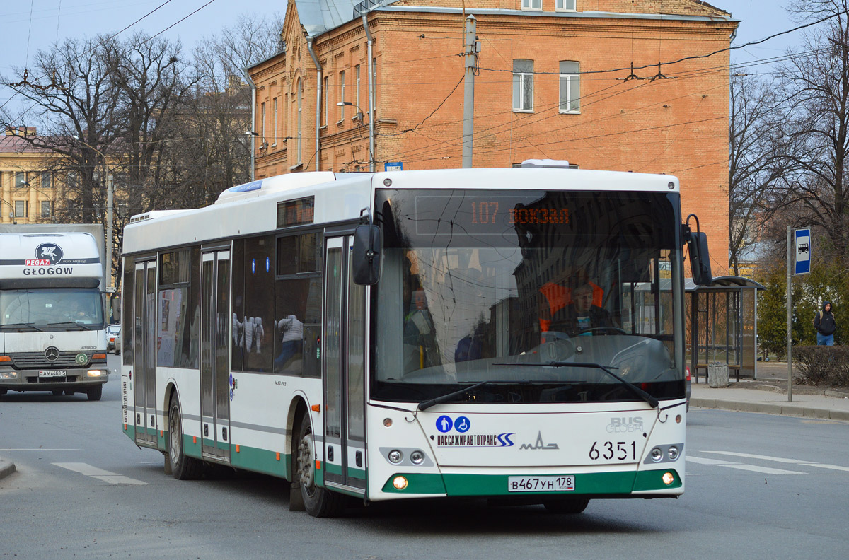 Санкт-Петербург, МАЗ-203.085 № 6351