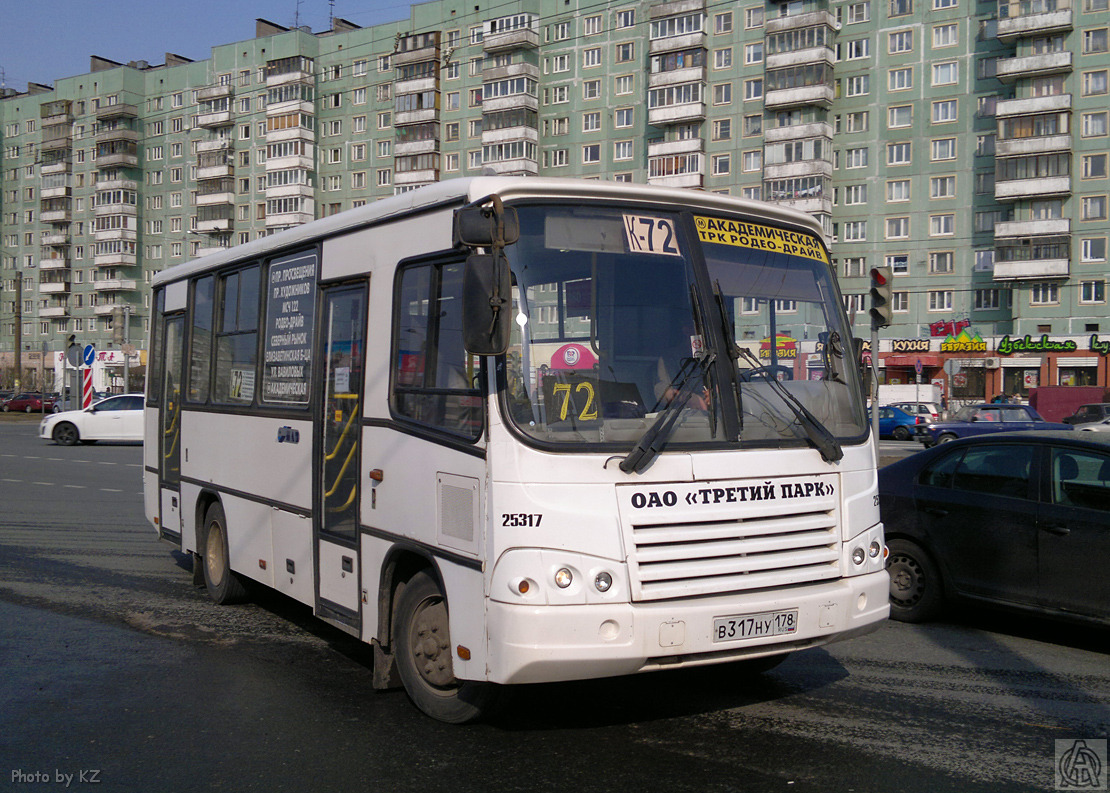 Szentpétervár, PAZ-320402-05 sz.: В 317 НУ 178