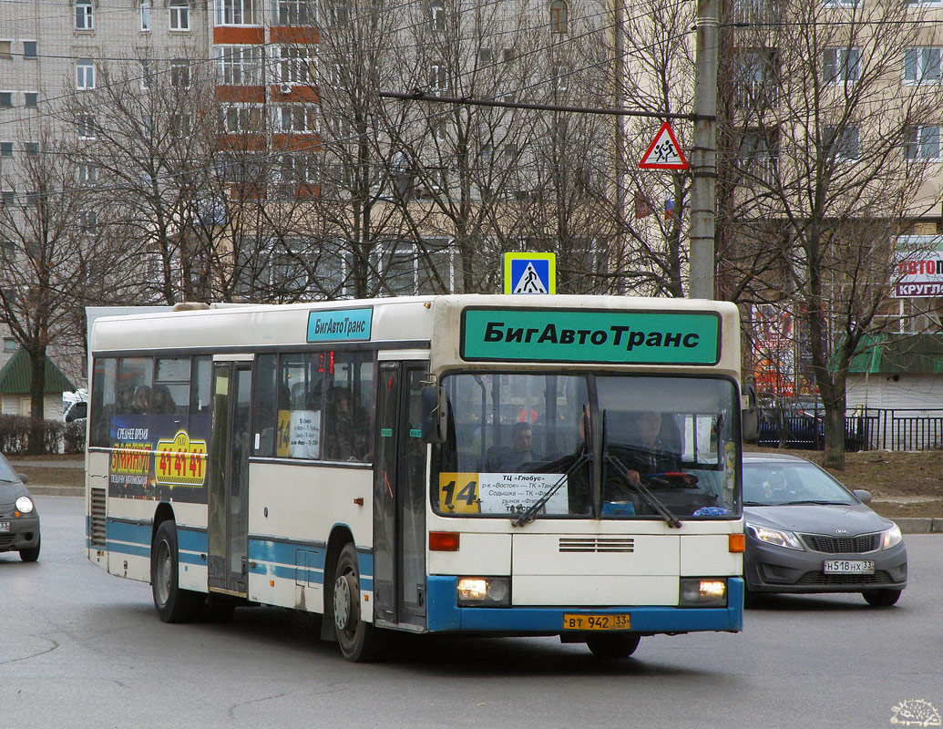 Владимирская область, Mercedes-Benz O405N № ВТ 942 33