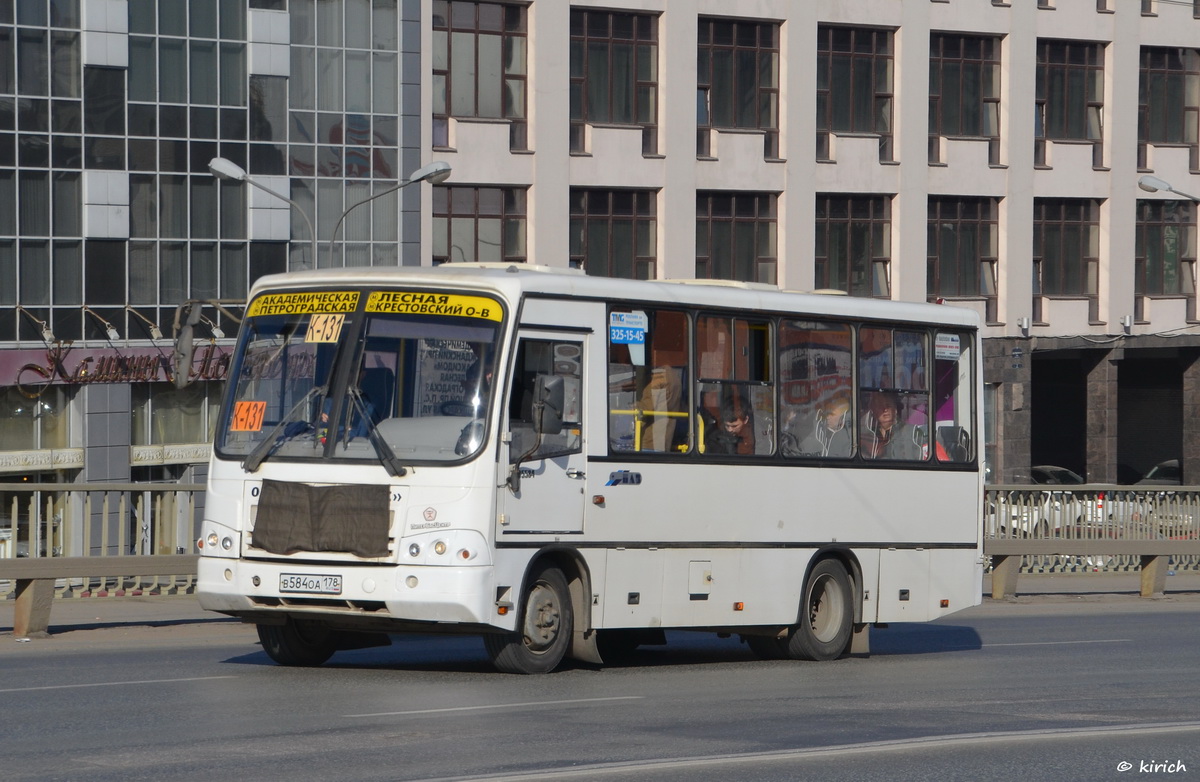 Санкт-Петербург, ПАЗ-320402-05 № В 584 ОА 178