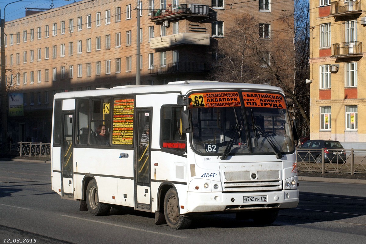 Санкт-Петербург, ПАЗ-320402-05 № 9007