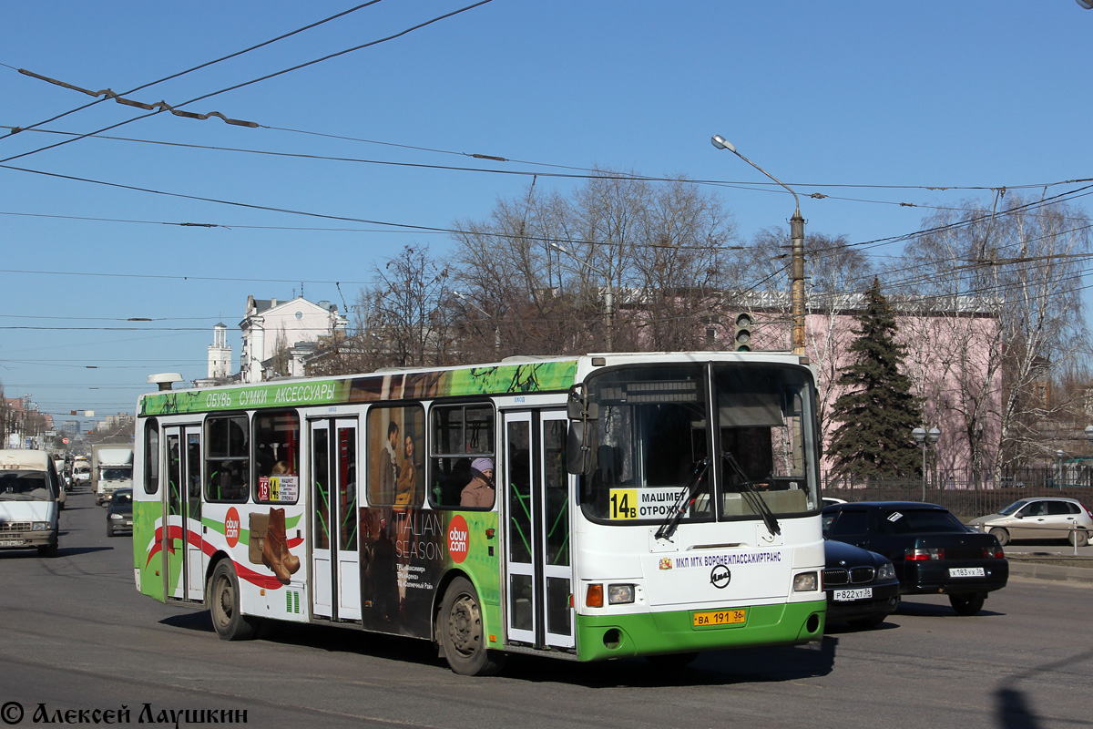 Воронежская область, ЛиАЗ-5293.00 № ВА 191 36