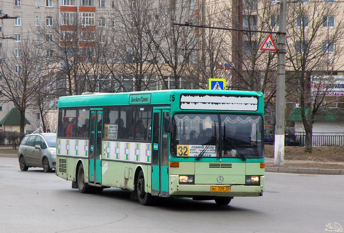 Vlagyimiri terület, Mercedes-Benz O405 sz.: ВС 729 33