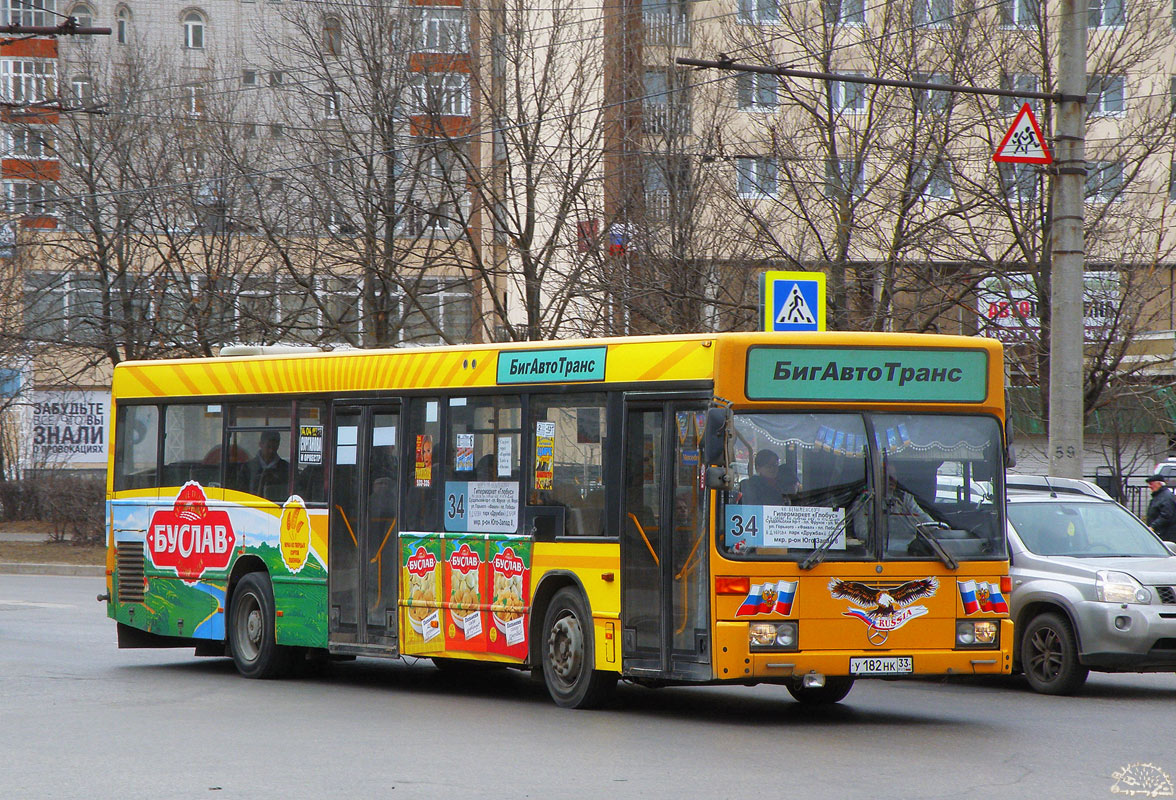 Владимирская область, Mercedes-Benz O405N2 № У 182 НК 33