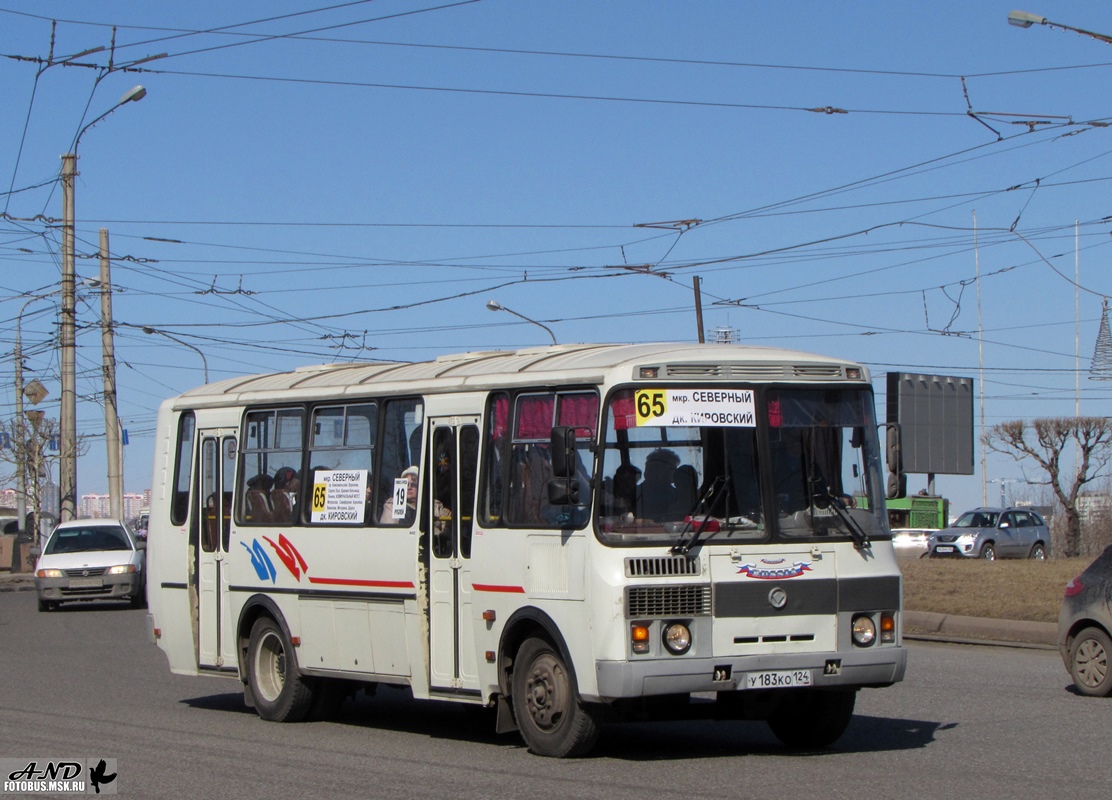 Красноярский край, ПАЗ-4234 № У 183 КО 124