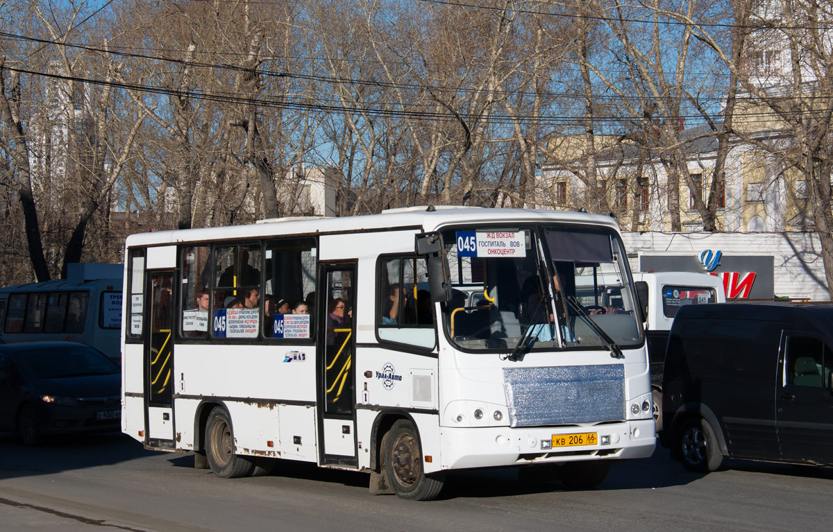 Свердловская область, ПАЗ-320402-03 № КВ 206 66