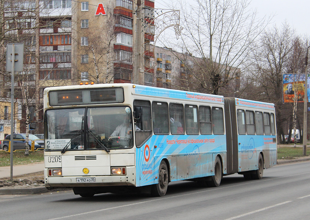 Вологодская область, ГолАЗ-АКА-6226 № 0209