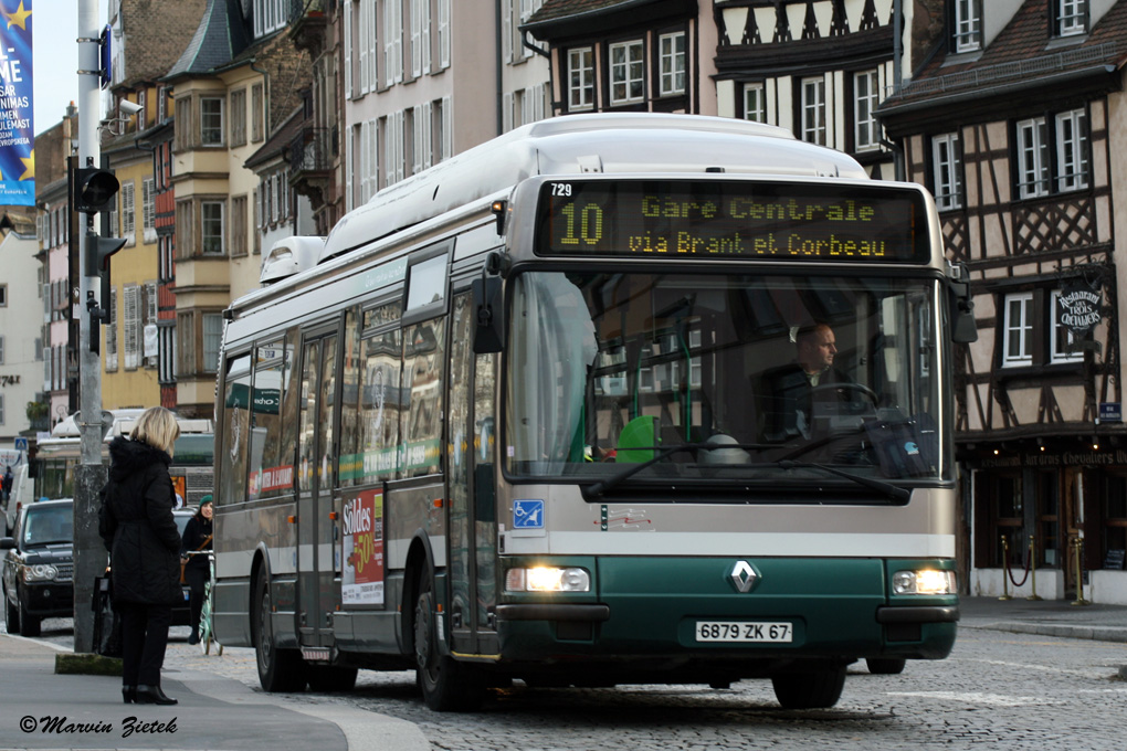 Франция, Renault Agora S CNG № 729