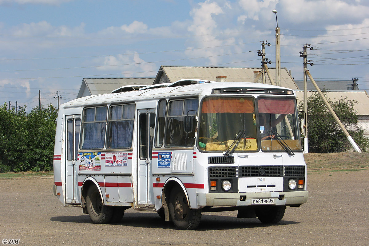 Волгоградская область, ПАЗ-32051-110 № 238