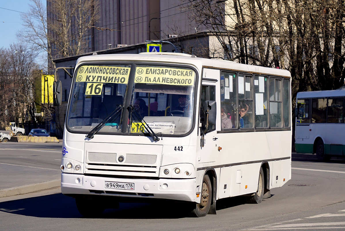 Санкт-Петербург, ПАЗ-320402-05 № 442