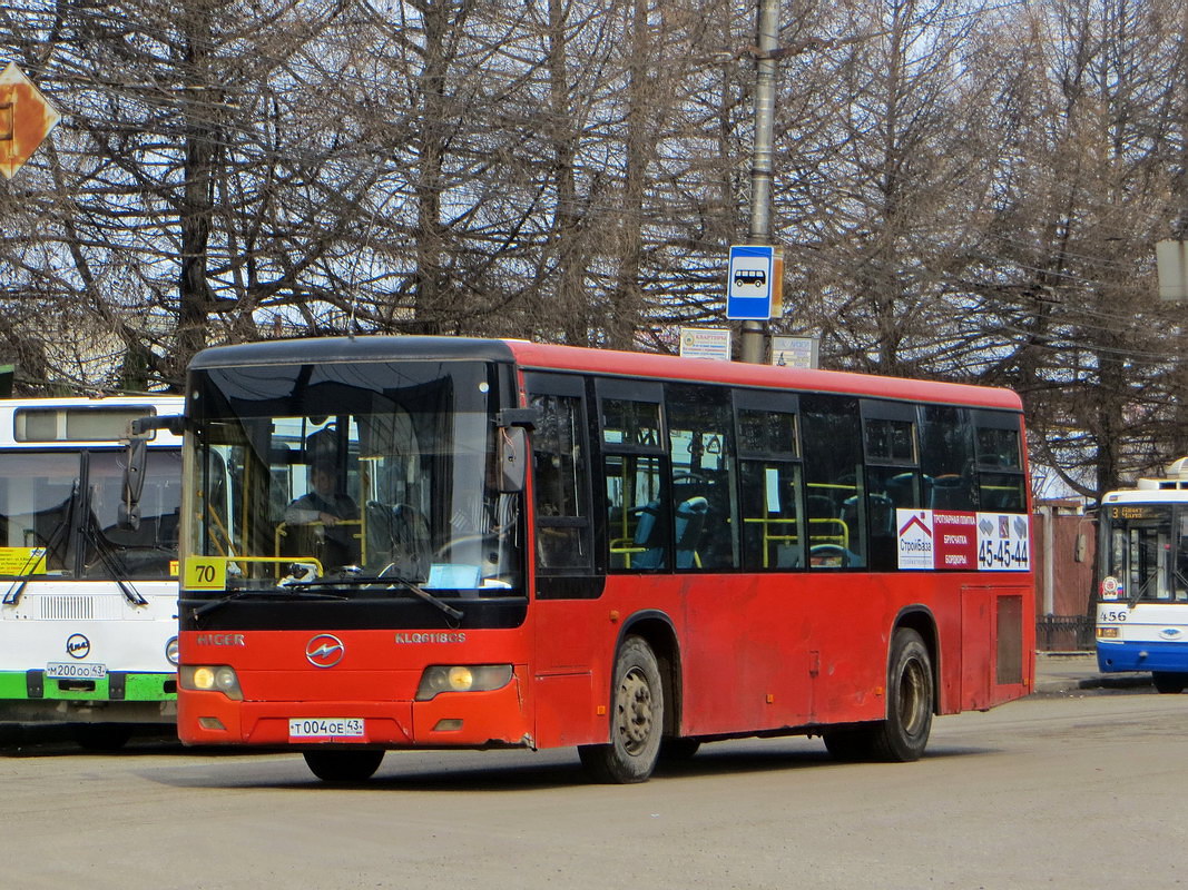 Кировская область, Higer KLQ6118GS № Т 004 ОЕ 43