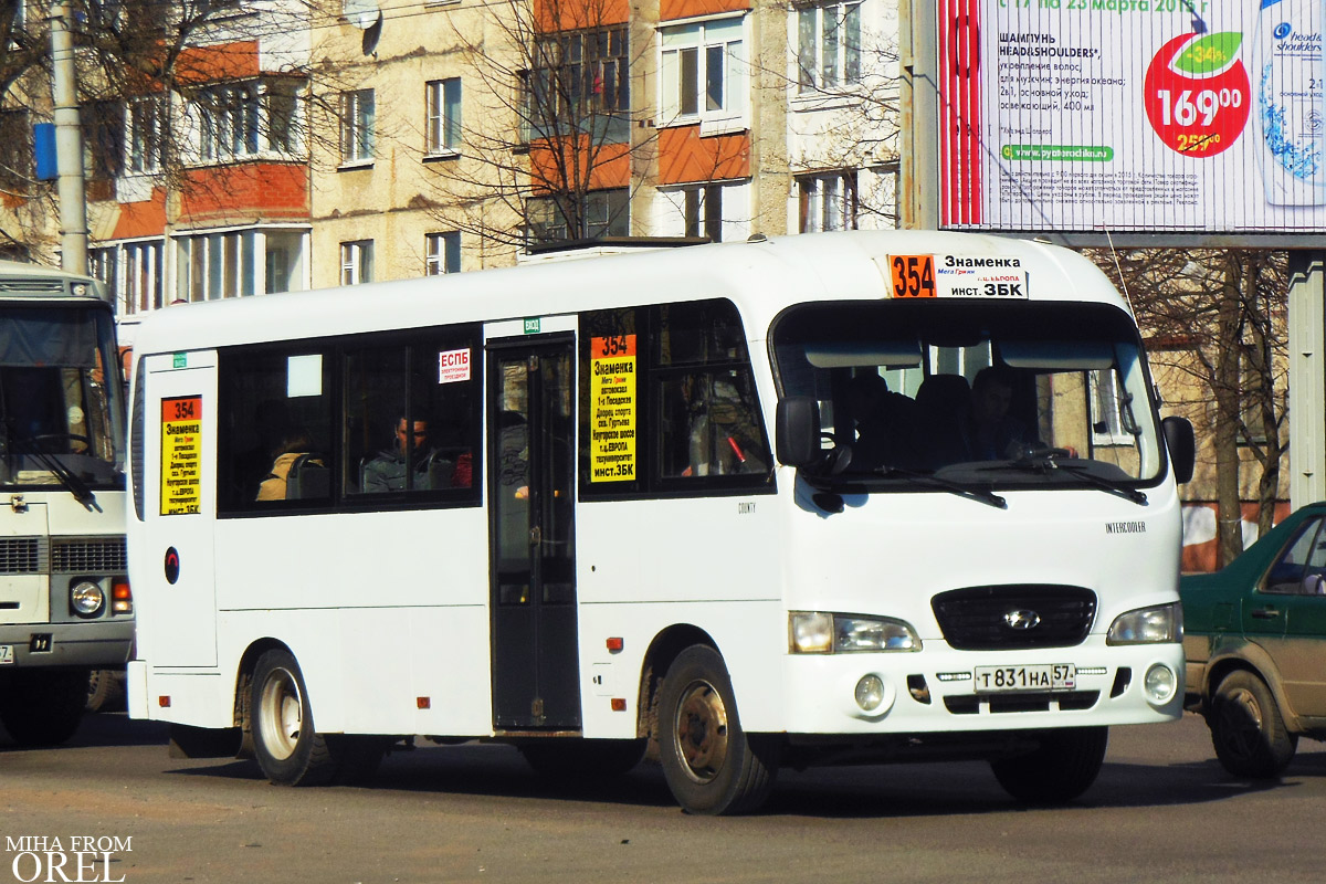 Орловская область, Hyundai County LWB C09 (ТагАЗ) № Т 831 НА 57