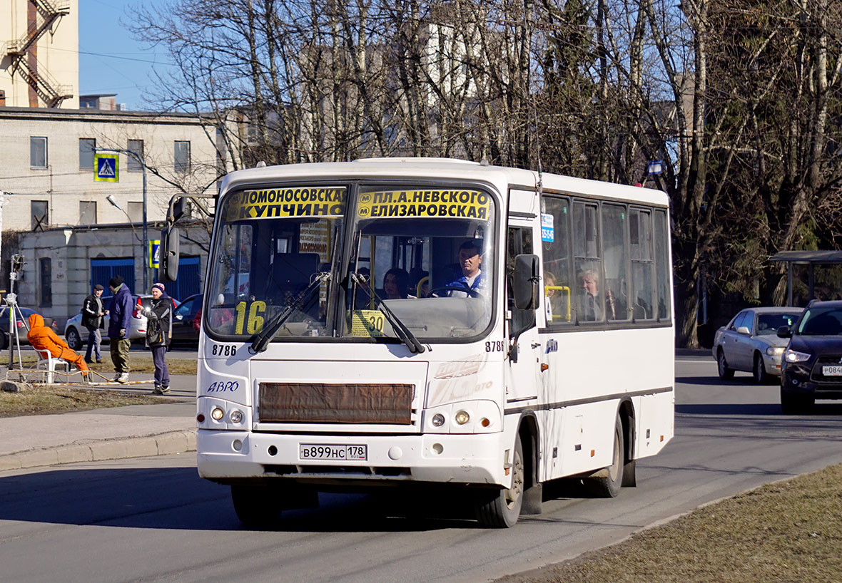 Санкт-Петербург, ПАЗ-320402-05 № 8786