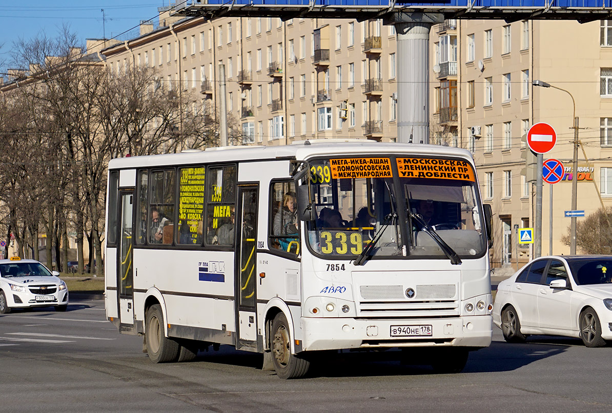 Санкт-Петербург, ПАЗ-320412-05 № 7854