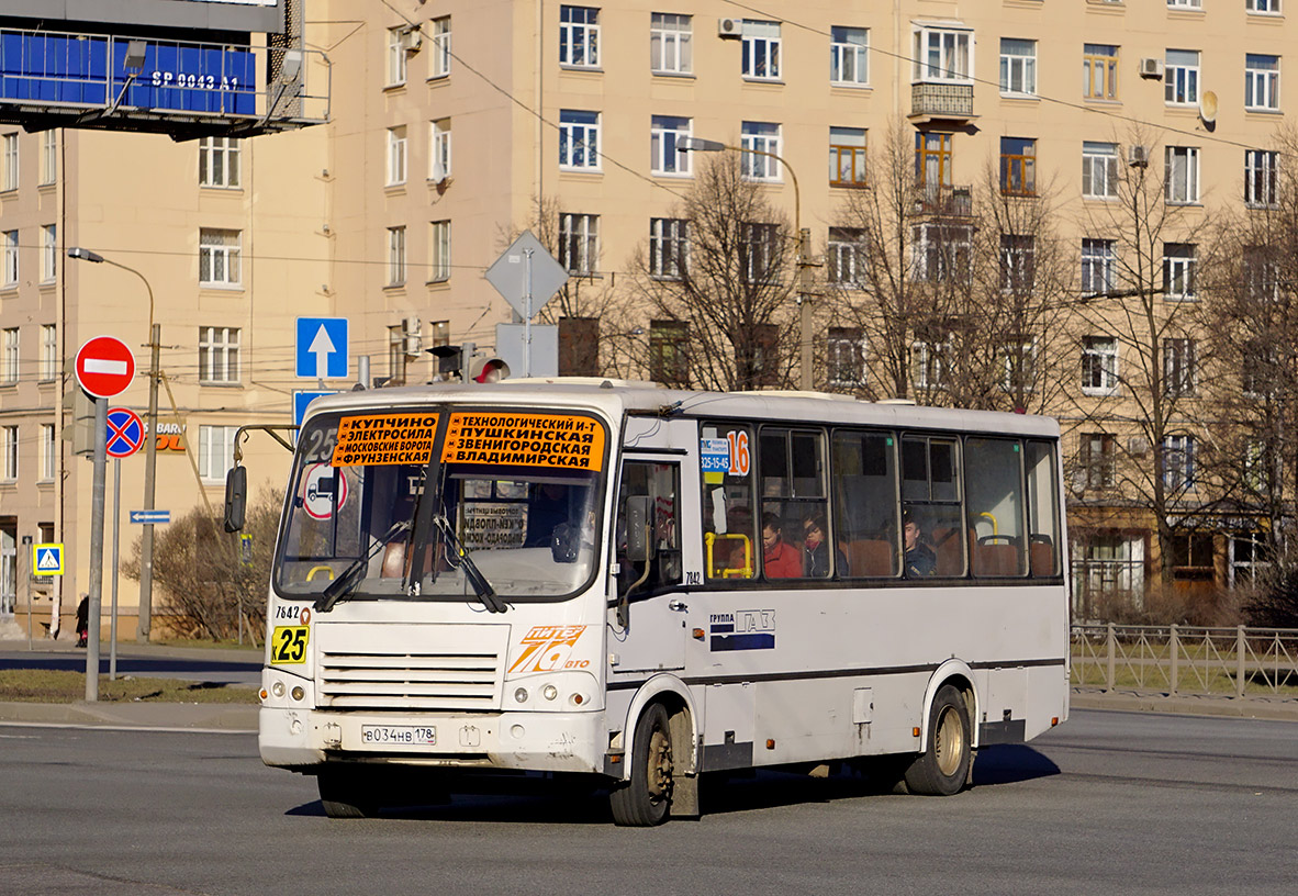 Санкт-Петербург, ПАЗ-320412-05 № 7842