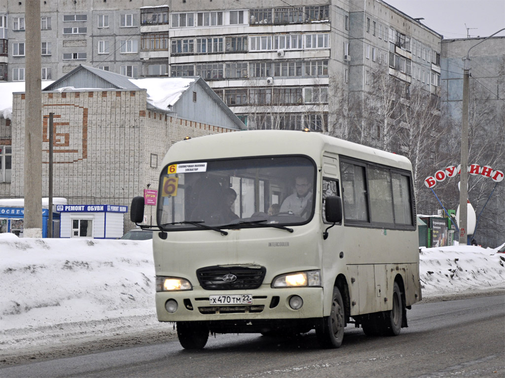 Алтайский край, Hyundai County SWB (РЗГА) № Х 470 ТМ 22