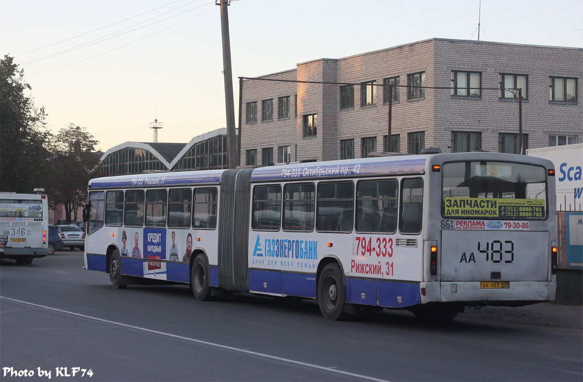 Псковская область, Mercedes-Benz O345G № 661