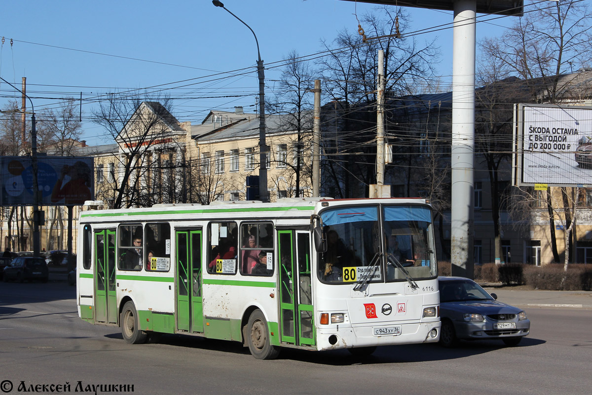 Воронежская область, ЛиАЗ-5256.25 № С 943 ХУ 36