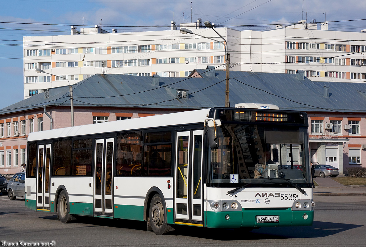 Санкт-Петербург, ЛиАЗ-5292.60 № 5535