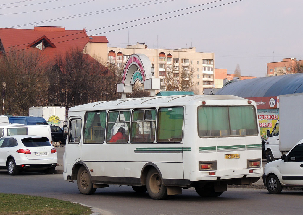 Волынская область, ПАЗ-32054 № AC 0026 AA