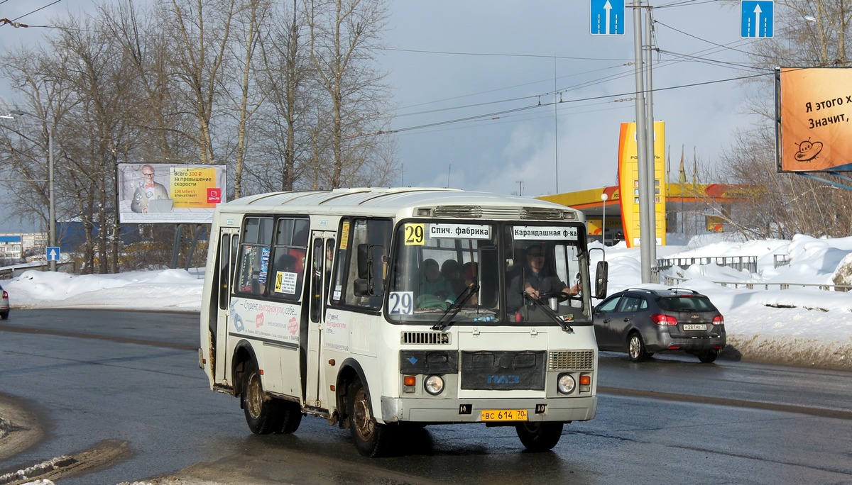 Томская область, ПАЗ-32054 № ВС 614 70