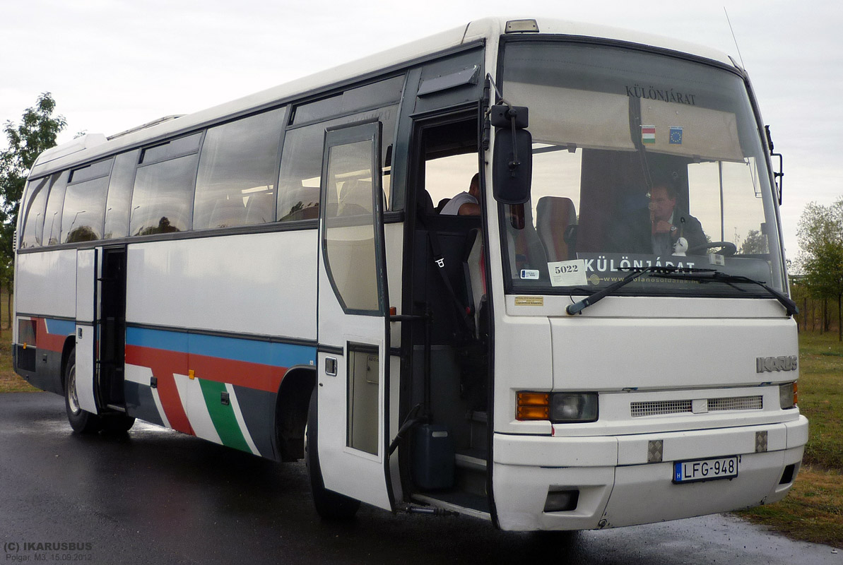 Венгрия, Ikarus 386.K3 № LFG-948; Венгрия — V. Nemzetközi Ikarus, Csepel és Veteránjármű Találkozó, Polgár (2012)