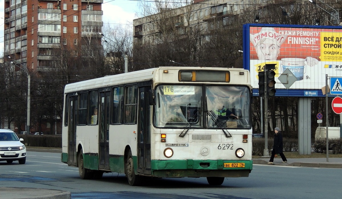 Санкт-Петербург, ЛиАЗ-5256.25 № 6292