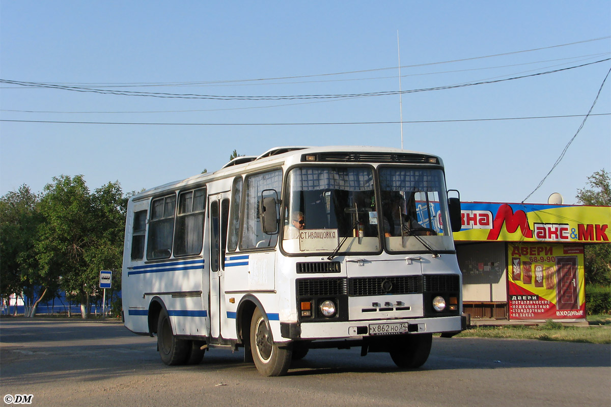 Волгоградская область, ПАЗ-3205 (00) № Х 862 НО 34