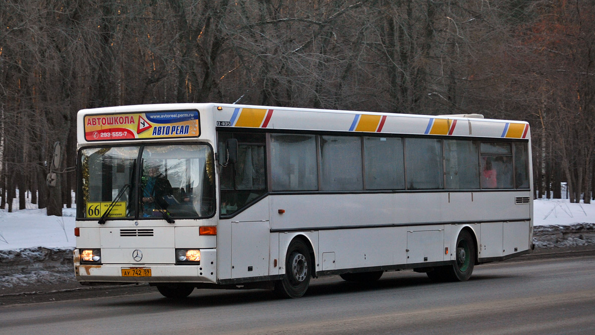 Пермский край, Mercedes-Benz O405 № АУ 742 59